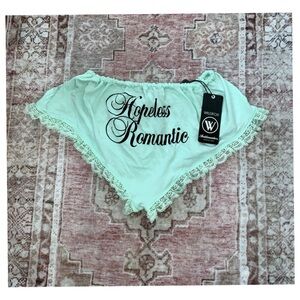 NWT Wildfox Hopeless Romantic Pajama Shorts